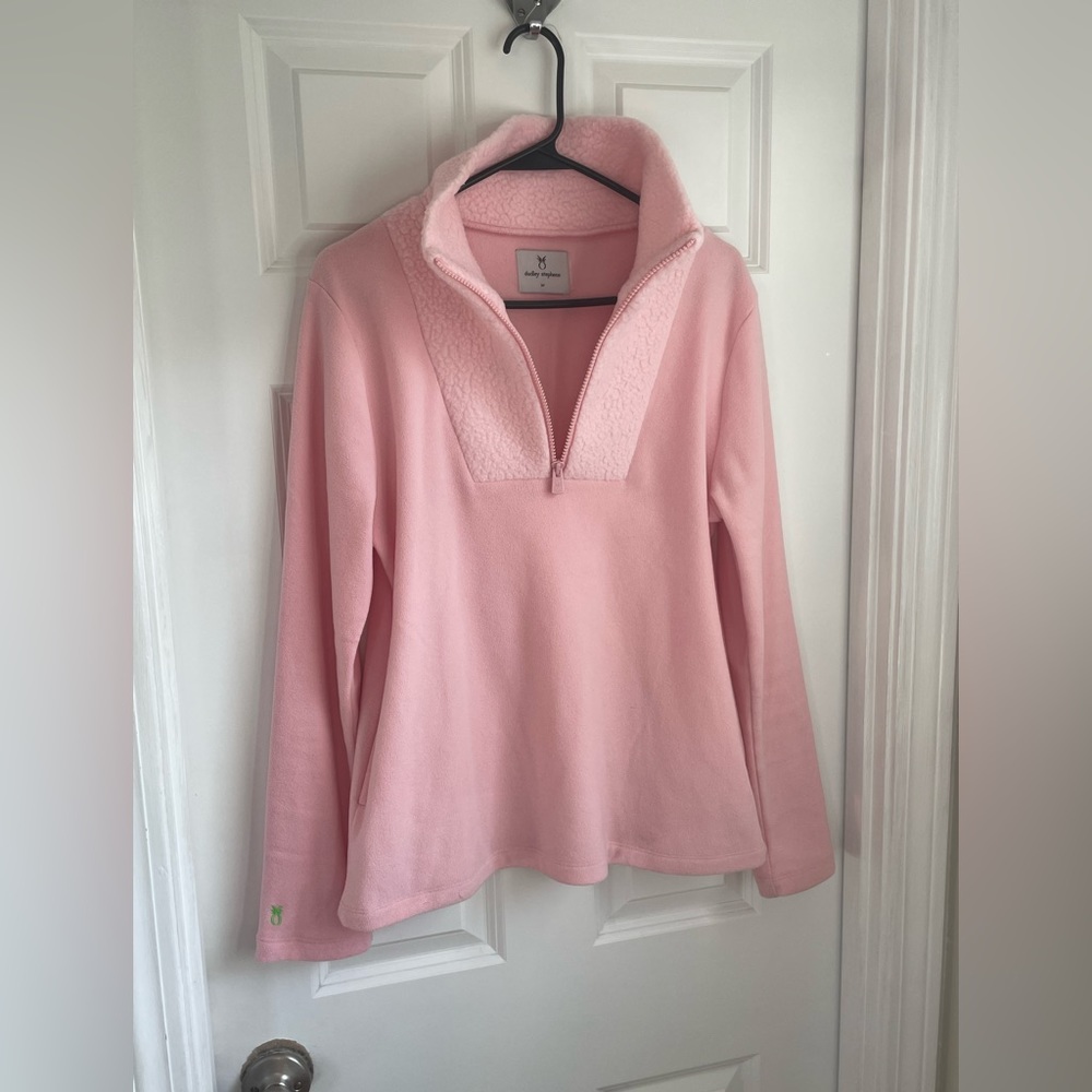 Dudley Stephens pullover in soft pink- perfect for spring!